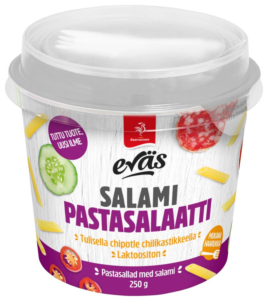 Eväs Salami-pastasalaatti 250 g | Sinivalkoinen Valinta